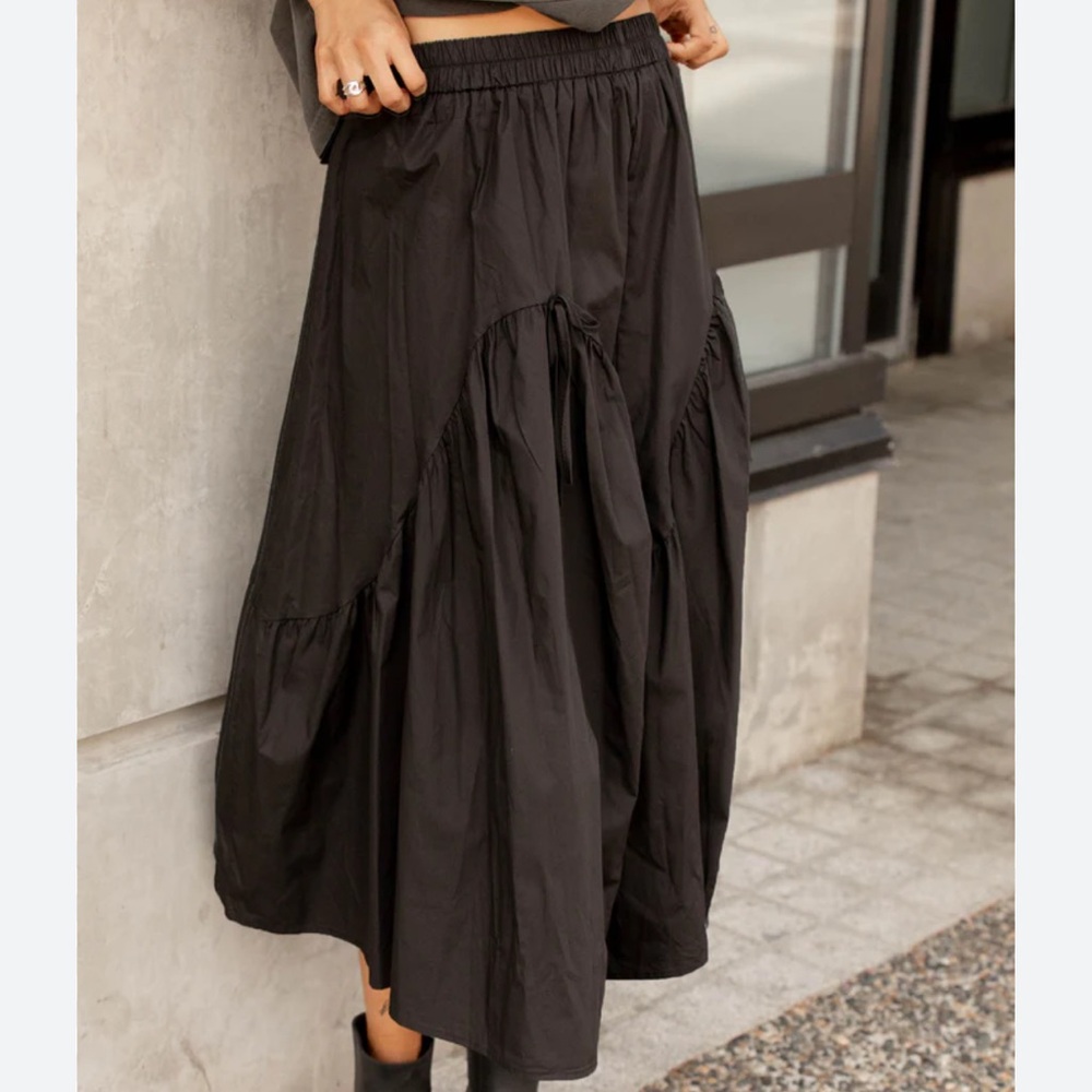 Oak & Fort | Black Skirt